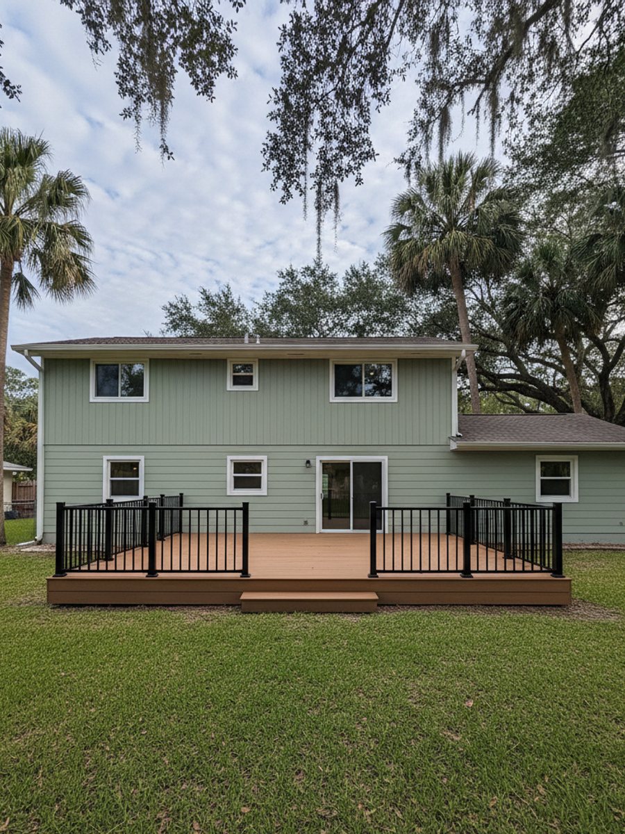 Deck Staining & Sealing completed by All Things Deck Solutions in North Port, FL