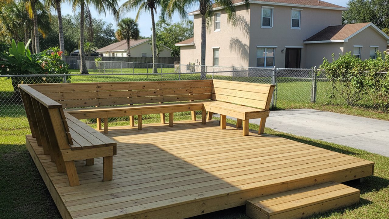 All Things Deck Solutions crew working on a home