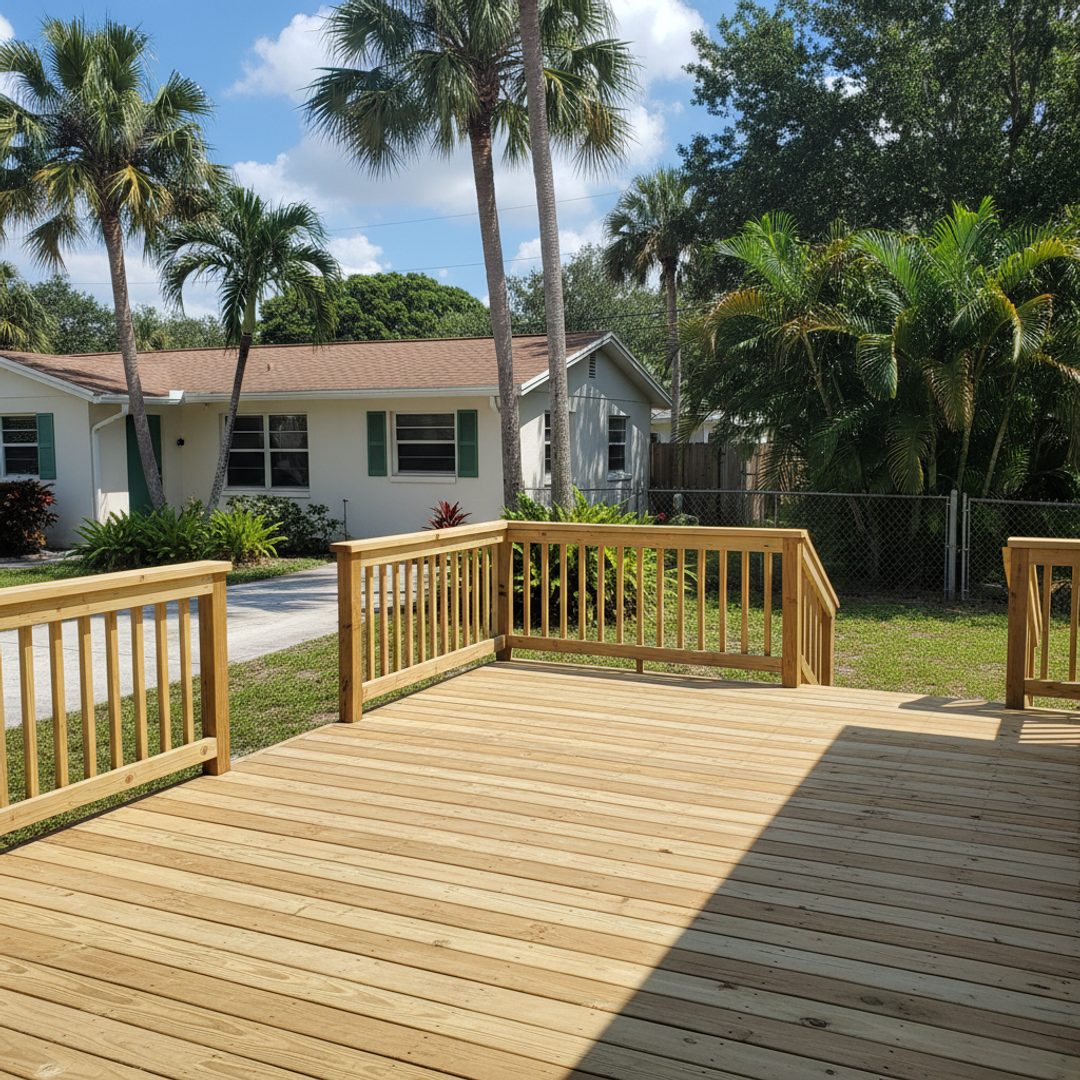 Deck Board Replacement completed by All Things Deck Solutions in Punta Gorda, FL