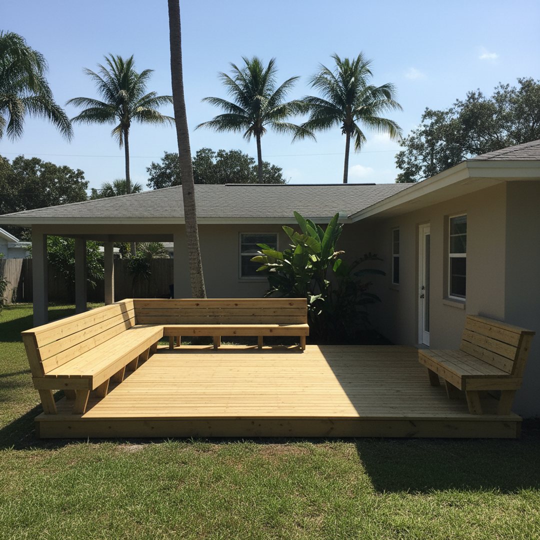 Deck Board Replacement completed by All Things Deck Solutions in Palmetto, FL