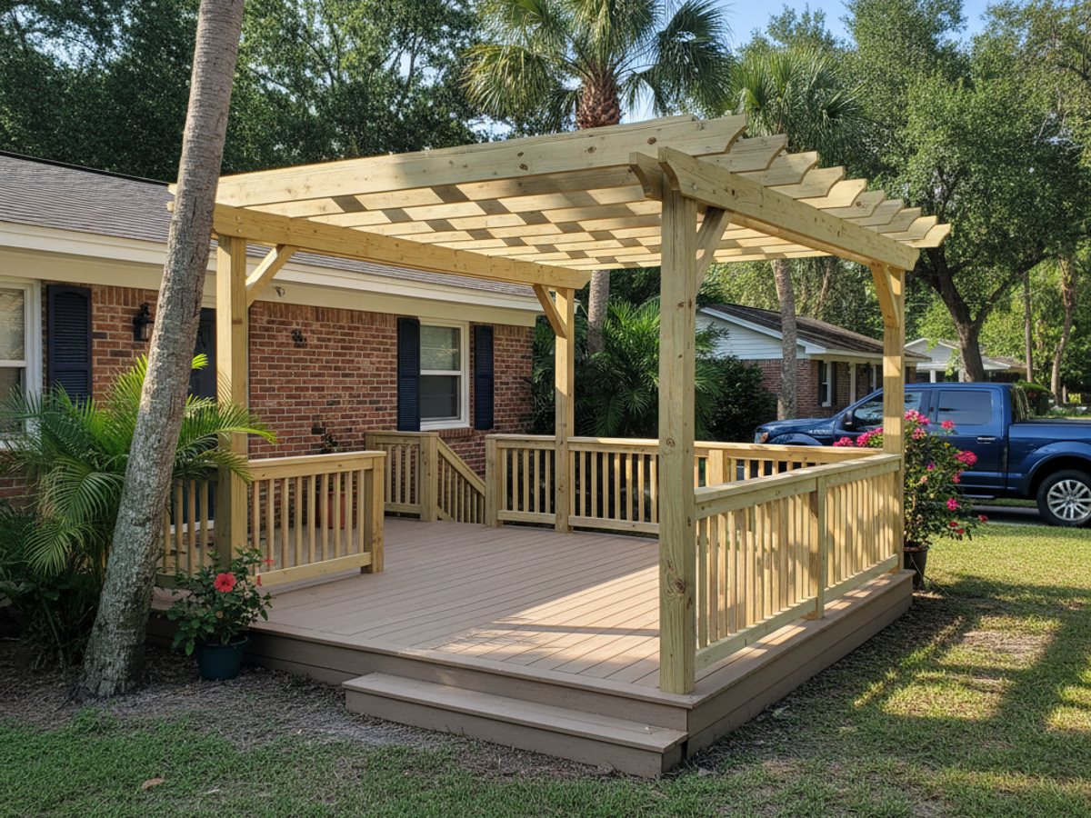 Pool Deck Construction completed by All Things Deck Solutions in Lakewood Ranch, FL