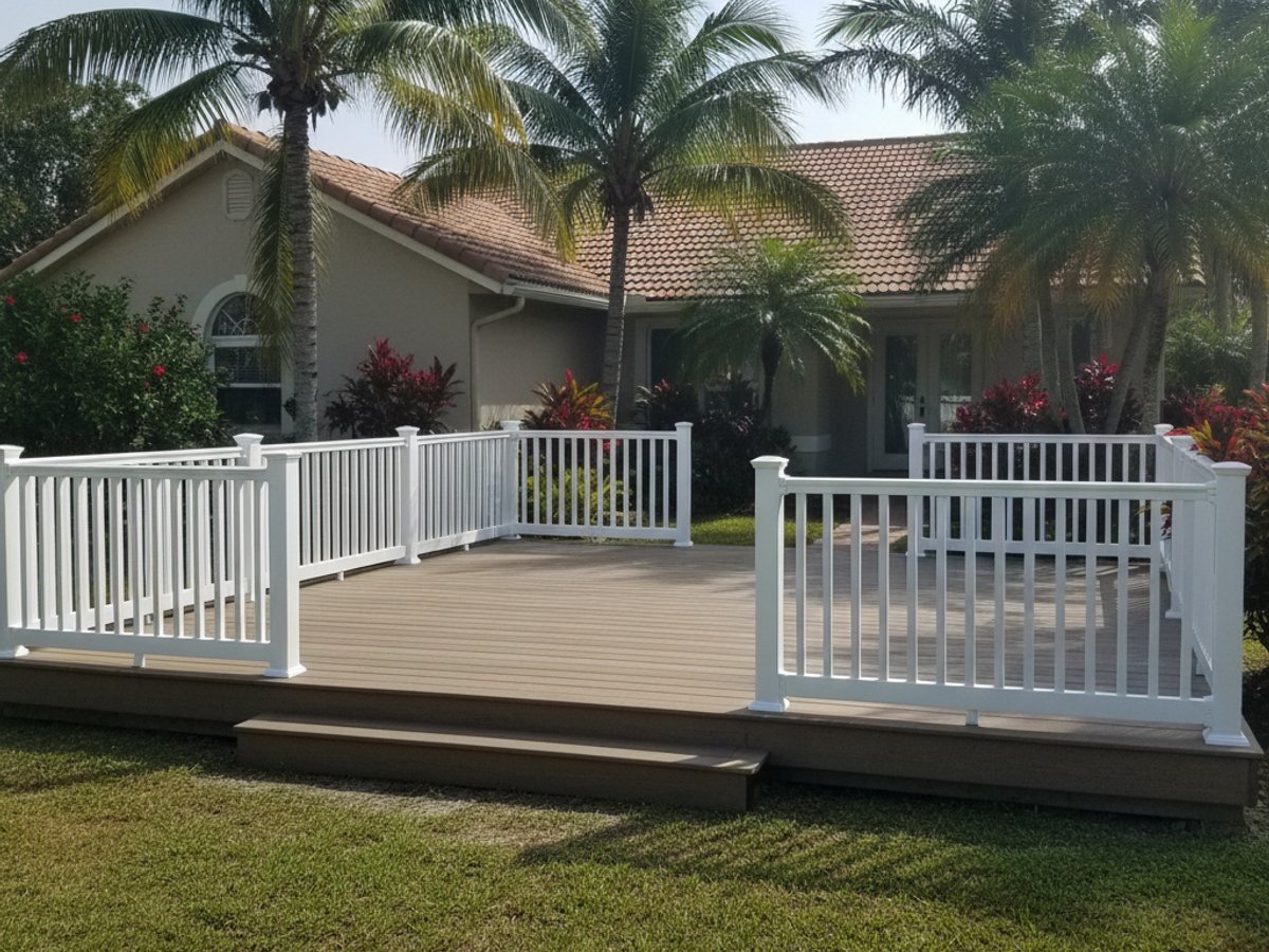 All Things Deck Solutions crew at work on a home in Sarasota, FL